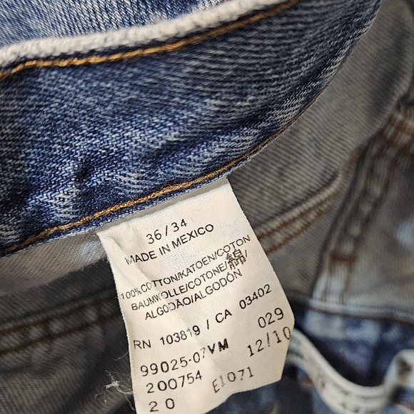 Harley Davidson Jeans Mens Size 36x33 Blue Straight Denim Vintage - Picture 14 of 14